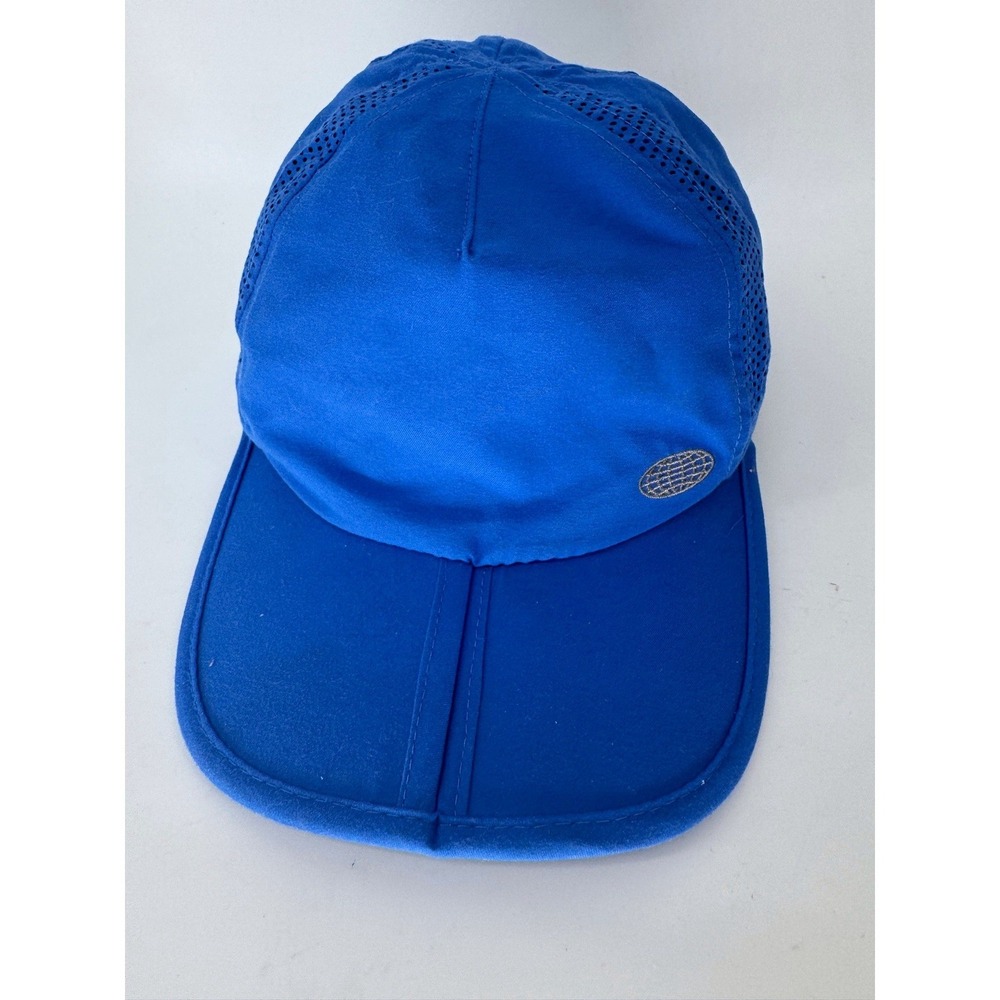 Reel Legends Performance Hat Blue Lightweight Fishing Running Cap OSFM